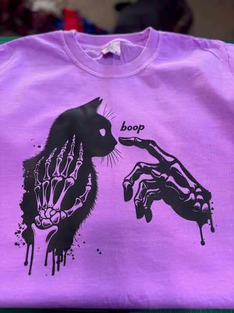 Skeleton Hand Kitty Boop