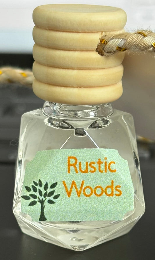 Car Oil Diffuser Rustic Woods