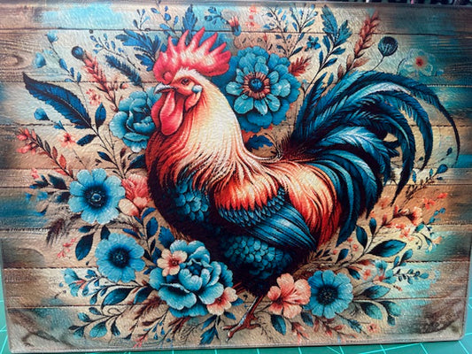 Rustic Rooster Cutting Board