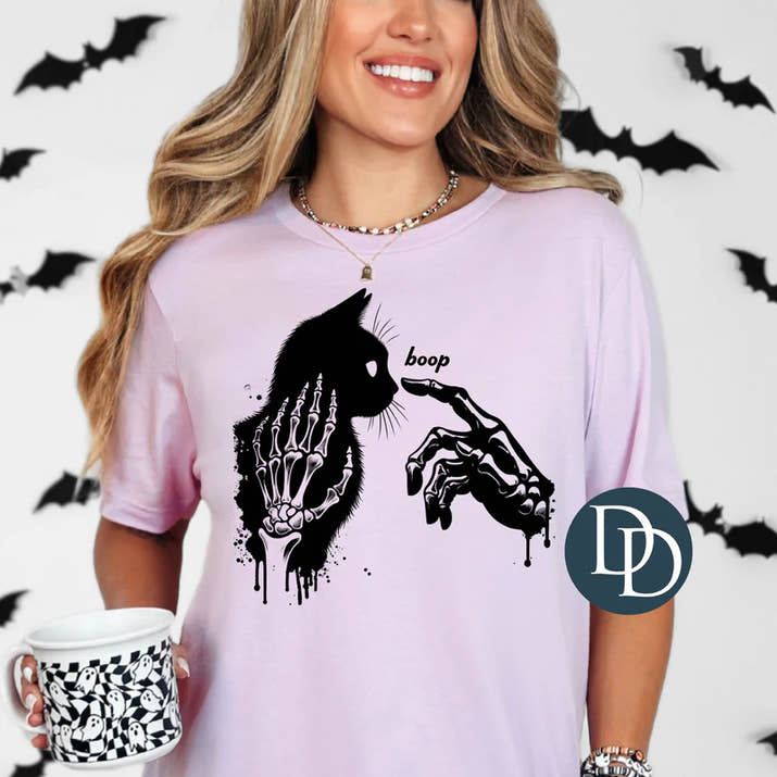 Skeleton Hand Kitty Boop