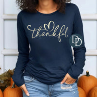 Thankful (cream screen print)