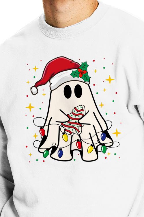 Christmas Ghost with Lights